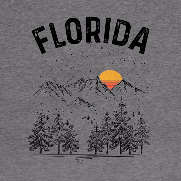 Florida State Vintage Retro by DanYoungOfficial